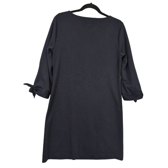 Talbots Shift Dress Womens S Navy Blue Career Minimalist Capsule Stretch - Picture 2 of 8